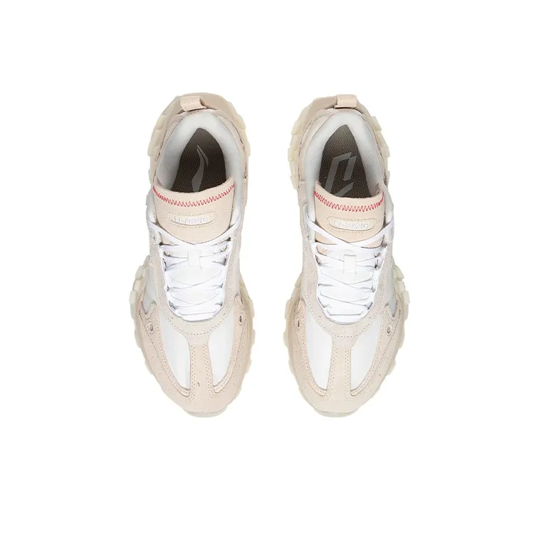 LiNing OVERLOAD Casual Shoes Women's Low Top Swan White/Standard White-3