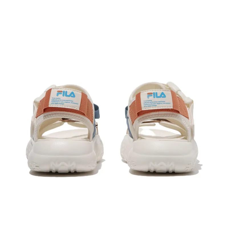 FILA Tapered Sandals 2 Beach Sandals Unisex Beige Blue-3