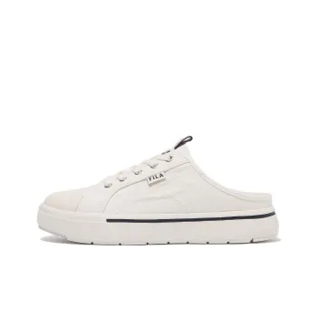 FILA Coat Light Mules Low Tops Skateboarding Shoes Unisex White Version