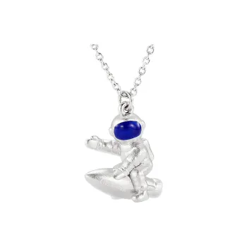 GENANX Necklaces Unisex Silvery White