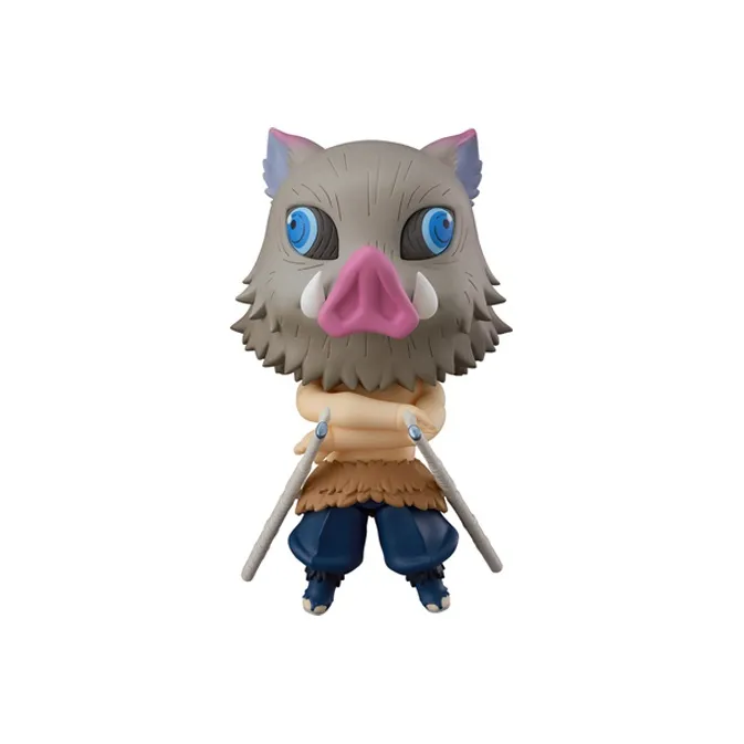GSC Inosuke Hashibira Demon Slayer  Kimetsu No Yaiba Clayman Chibi Figures-0