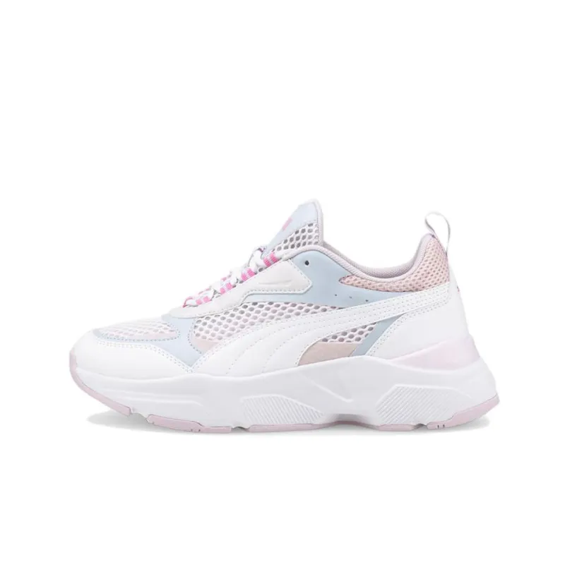 PUMA Cassia Shock Absorbers Slip Resistant, Abrasion Resistant, Lightweight Low Top Casual Shoes Women's White-0