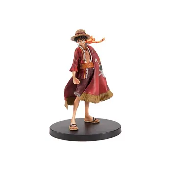 BANPRESTO Monkey D. Luffy One Piece The Grand Line Men 15th Anniversary Monkey D. Luffy Figure Bonus Gifts