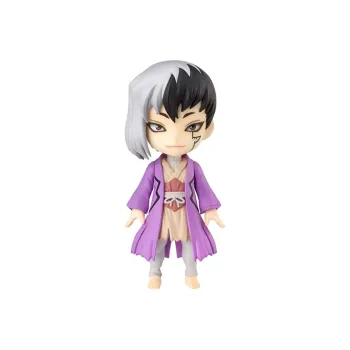 BANDAI Dr. Stone Dr. Stone Light Mist Illusion With Base Chibi Figures Light Misty Fantasy 10cm