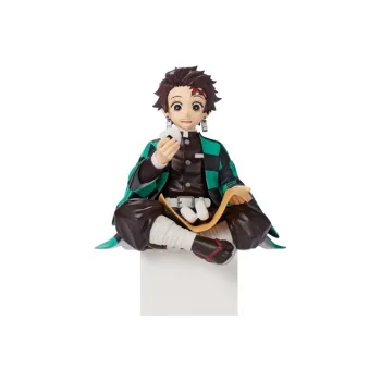 SEGA Demon Slayer Kimetsu No Yaiba Tanjiro Kamado Premium Perching Action Figure Black & Green