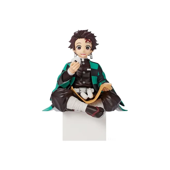 SEGA Demon Slayer Kimetsu No Yaiba Tanjiro Kamado Premium Perching Action Figure Black & Green-0