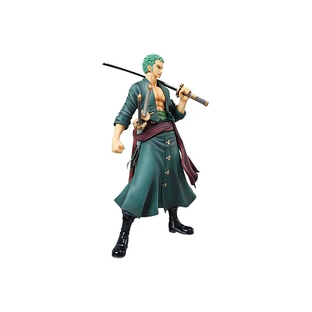 MegaHouse Roronoa Zoro Pop One Piece Sailing Again Zoro Scale Figures 23cm-2