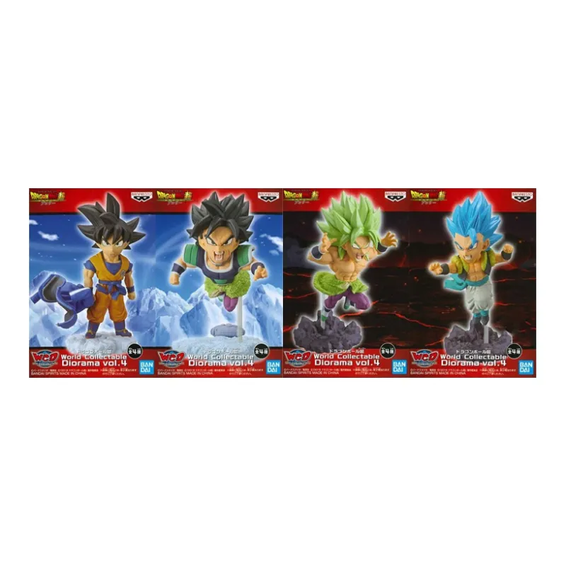BANPRESTO Dragon Ball Super World Collectable Diorama Volume 4 D Super Saiyan Blue Gogeta Figure Blue-1