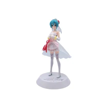 SEGA Hatsune Miku Sega, Gege Plan, White Wedding Dress Bonus Gifts 23cm