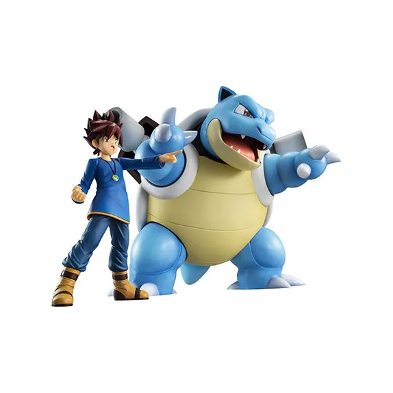 MegaHouse Water Arrow Turtle G.e.m. Pokémon Satoshi Tajiri 17cm Scale Figures-1