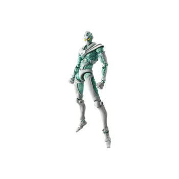 Medicos Super Action Statue JoJo's Bizarre Adventure Part 3 Stardust Crusaders Hierophant Chozokado Action Figure Green