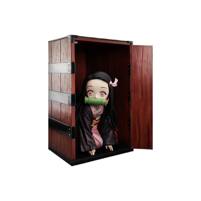 F NEX Nezuko Kamado Demon Slayer  Kimetsu No Yaiba Nezuko In The Box Large Size 64.5cm Bonus Gifts-0