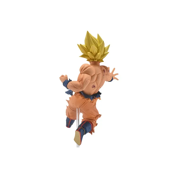 BANPRESTO Dragon Ball Super Drawn By Toyotaro!! Father-Son Kamehameha Super Saiyan Son Goku Figure Yellow-3