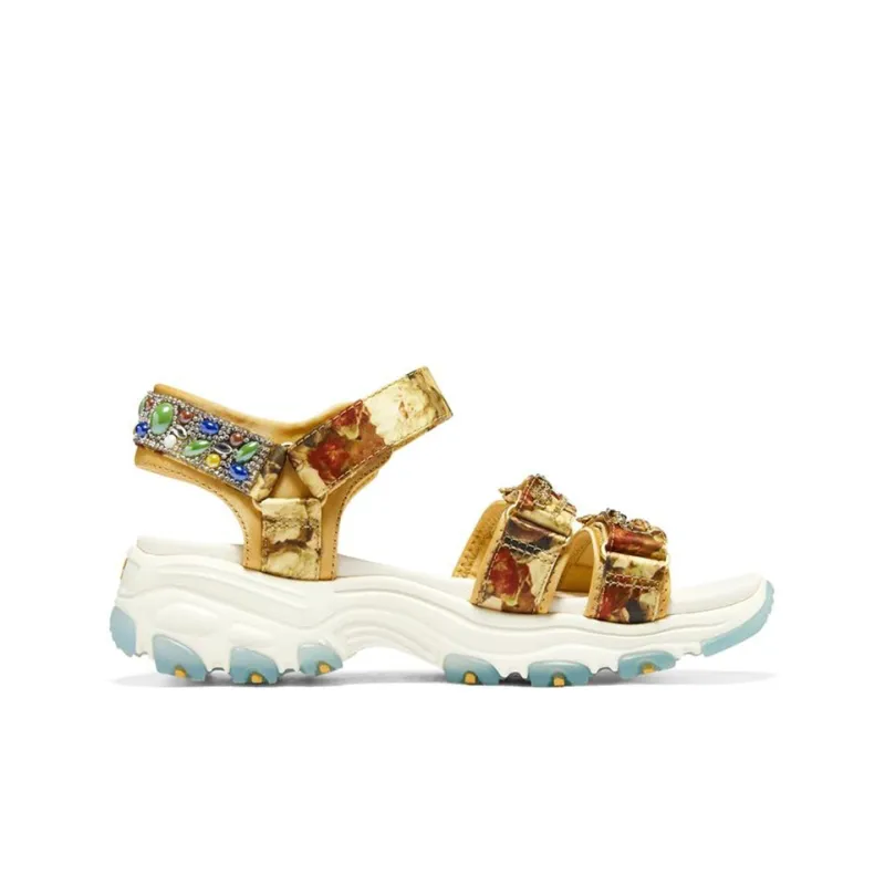 Skechers Premium Heritage D'Lites Gemtastic 'White Gold' Women's-1