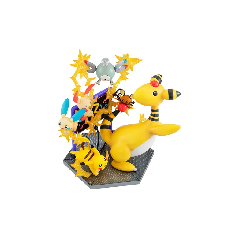 MegaHouse Dedenne Pikachu Pokémon Character Collection Scale Figures-1