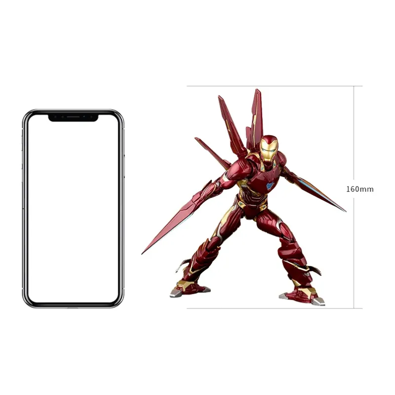 BANDAI Iron Man MK 50 Nano Weapon Set Scale Figures-2