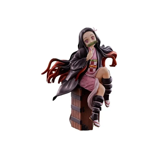 Aniple Nezuko Kamado Demon Slayer  Kimetsu No Yaiba Seated Box 16.2cm Scale Figures-0
