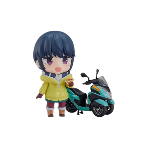 GSC Rin Shima No.1865 Dancing Camping, Three Wheeled Motorcycle Edition, Clay Figure Chibi Figures