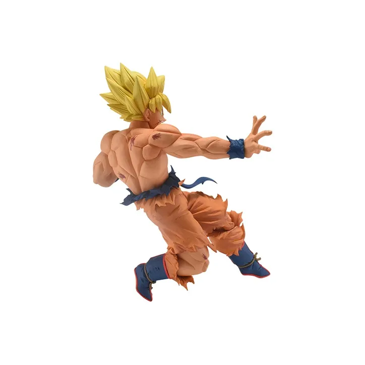 BANPRESTO Dragon Ball Super Drawn By Toyotaro!! Father-Son Kamehameha Super Saiyan Son Goku Figure Yellow-1