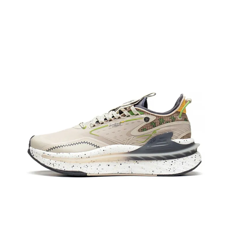 LiNing Exceed 6 Abrasion Resistant Low Top Sports Casual Shoes Men's Taupe-0