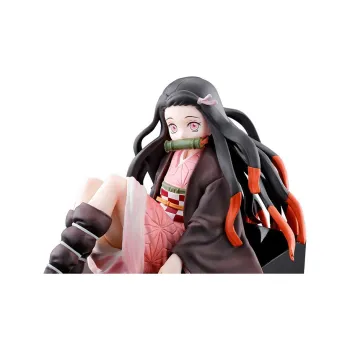 BANPRESTO Nezuko Kamado Glass Factory Demon Slayer  Kimetsu No Yaiba Sitting Posture Bonus Gift Scale Figures