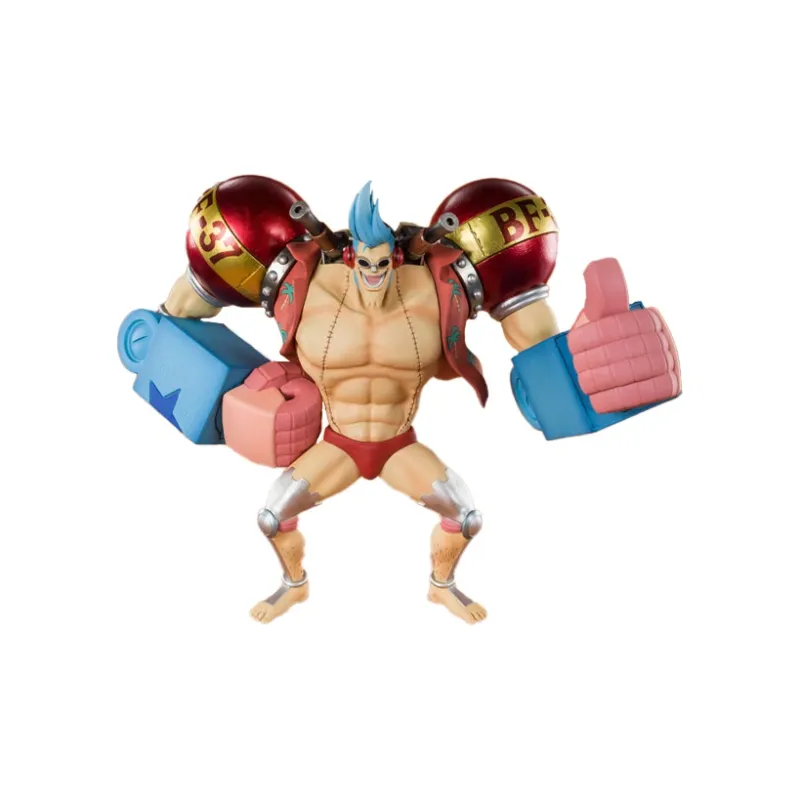 BANDAI Figuarts Zero One Piece Cyborg Franky Action Figure Tan-1