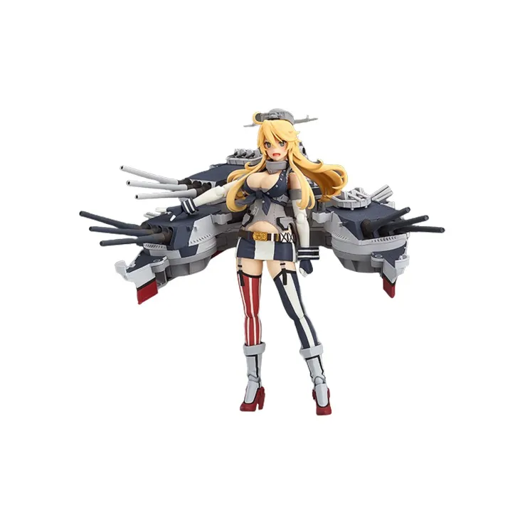 MAX Factory Figma#330 Fleet Collection Yamato Iowa Action Figures 15cm-0
