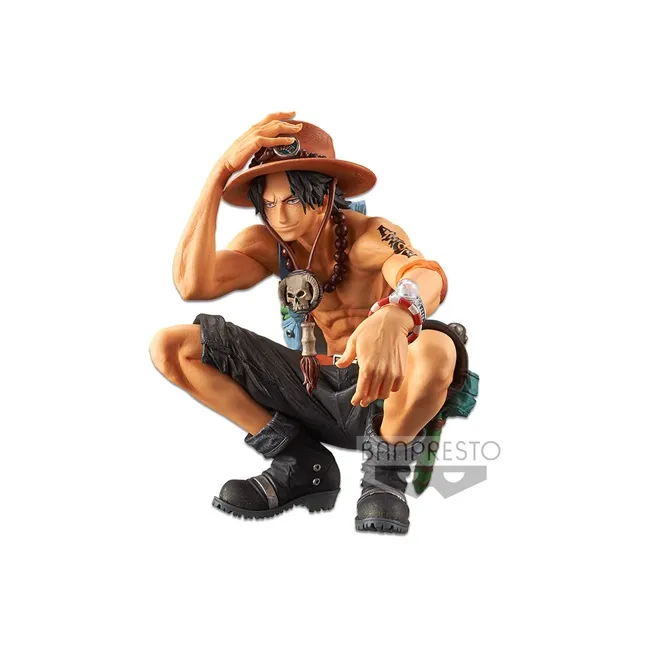 BANPRESTO Portgas D. Ace Glass Factory Koa Artistic King Styling, One Piece Scale Figures-1
