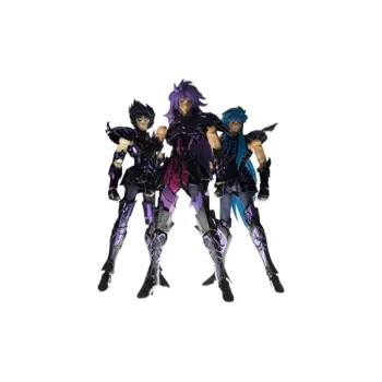 BANDAI Saint Seiya Main Characters Saint Cloth Myth EX Armor Capricorn Gemini Aquarius Destroyed Set Action Figures