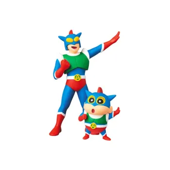 Medicom Toy Action Kamen Masked Superman Crayon Shin Chan Scale Figures