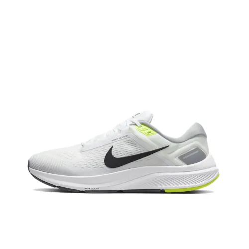 Nike Zoom Structure 24 Running Shoes Men Low-Top White/Gray/Green