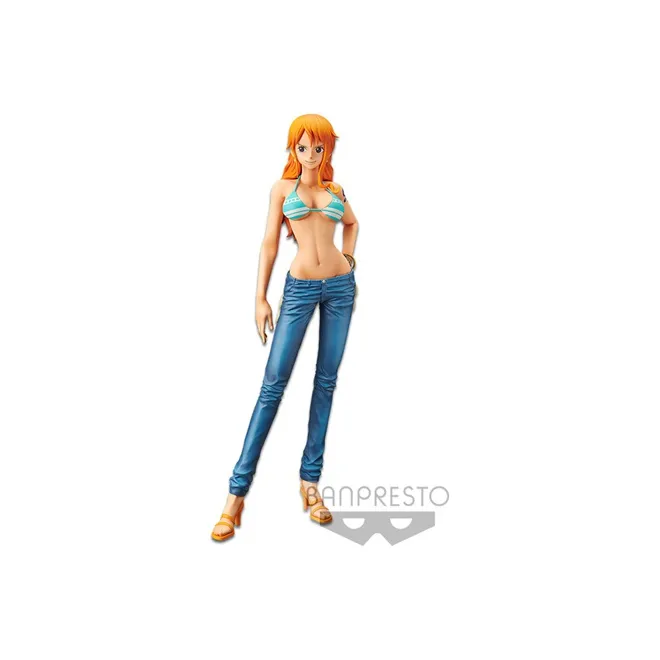 BANPRESTO Nami Glass Factory One Piece Grandista Ros Scale Figures Medium-0