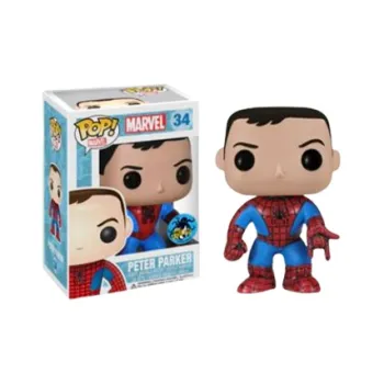 Funko Pop! Marvel Peter Parker Comikaze Exclusive Bobble-Head Figure #34
