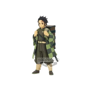 BANPRESTO Demon Slayer Tanjiro Kamado Kizuna Armor Type 19 Model A Bonus Gifts 15cm