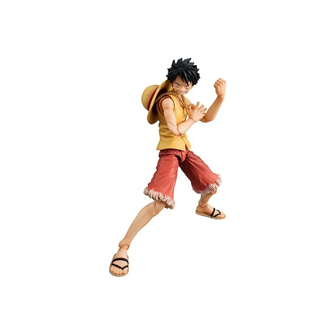 MegaHouse Monkey D. Luffy VAH One Piece Monkey D. Luffy PAST BLUE Ver. Yellow Action Figures-2