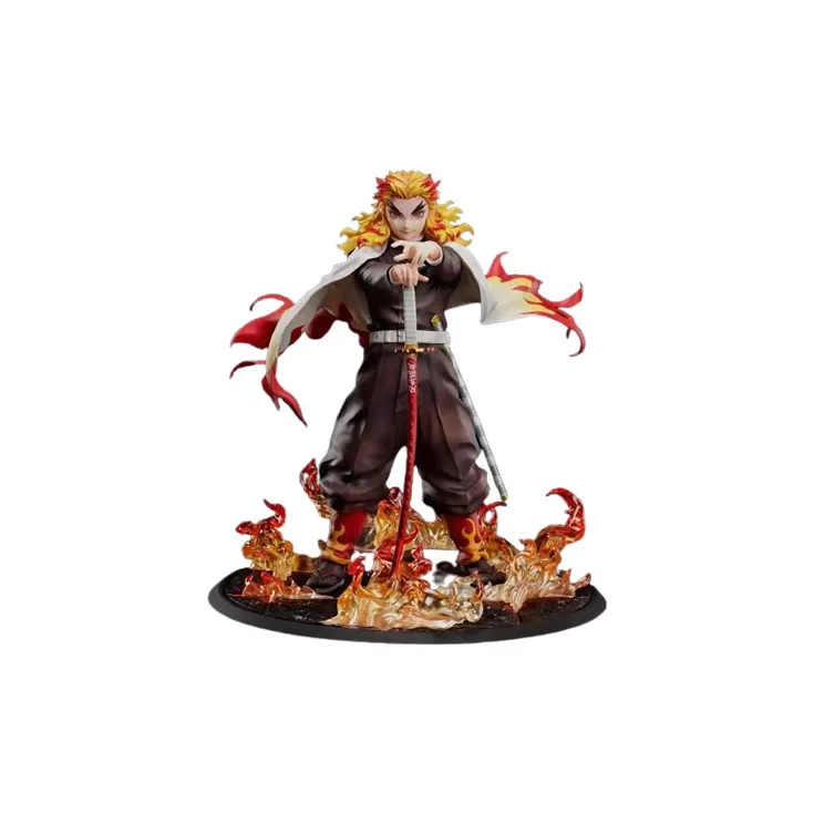 Aniple Kyojuro Rengoku Demon Slayer  Kimetsu No Yaiba Infinite Train Arc Scale Figures 20.2cm-0