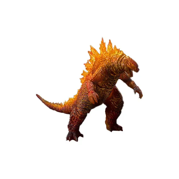 BANDAI S.H. MonsterArts Godzilla King Of The Monsters 2019 Burning Godzilla Action Figure Orange-3