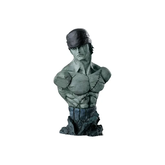 BANPRESTO Roronoa Zoro Glasses Factory Bust Sculpture Stylist X Photographer Special Version Scale Figures 16cm-0