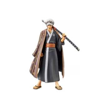 BANPRESTO Trafalgar D. Water Law Glass Factory One Piece Grand Line Roronoa Zoro & Luffy Figure Set Scale Figures