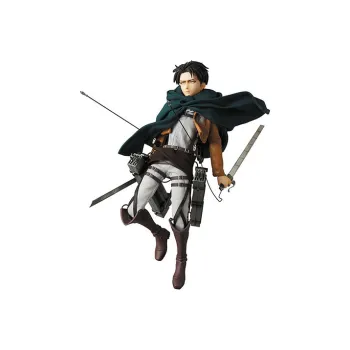 Medicom Toy Attack On Titan Squad Leader Levi Scale Figures
