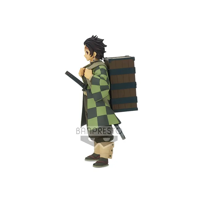 BANPRESTO Demon Slayer Tanjiro Kamado Kizuna Armor Type 19 Model A Bonus Gifts 15cm-1