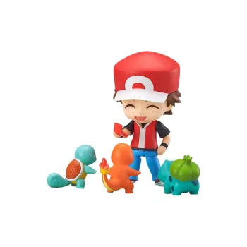 GSC Charmander No. 425 Pokémon Rare Seed && Red Squirtle Nendoroid Chibi Figures 10cm