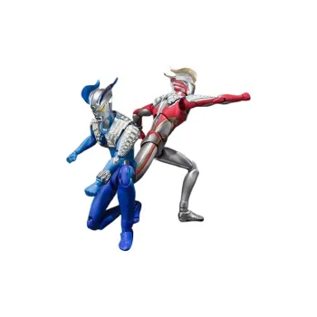 BANDAI Ultraman Zero Soul Limited Ultra Act Powerful Sunspot & Moon Miracle Action Figures