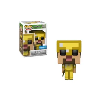 Funko Pop! Games Minecraft Steve In Gold Armor Walmart Exclusive Figure #321