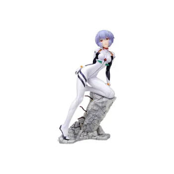 SHOUWU Rei Ayanami Kotobukiya Neon Genesis Evangelion Kneeling Side Scale Figures 22cm