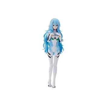 SEGA Rei Ayanami Neon Genesis Evangelion Eva Long Hair Bonus Gifts 21cm