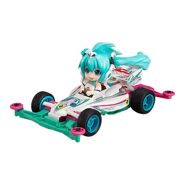 GSC Hatsune Miku Vocaloid Nendoroid X Mini 4WD, Racing Hatsune Miku 2012ver. Astute Specia Chibi Figures 15cm-0
