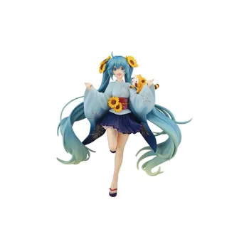 FURYU Hatsune Miku Rascal Raccoon 2020 Summer, Festival Bathrobe Bonus Gifts
