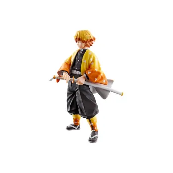 BANPRESTO Zenitsu Agatsuma Glass Factory Demon Slayer  Kimetsu No Yaiba Drawing Sword Pose Bonus Gift Scale Figures