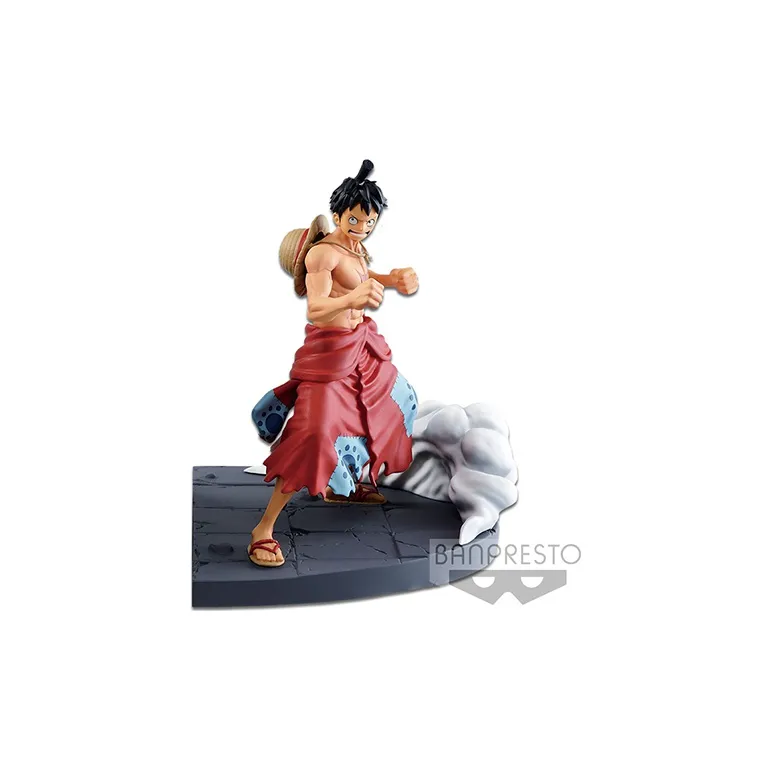 BANPRESTO The Voyager King Monkey D. Luffy One Piece Nautical Logbook Land Of Wano Luffy Bonus Gifts-1